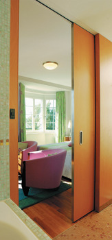 Fitting Set for Sliding Interior Doors Hawa-Junior 40/B Top hung system for low headroom doors For 1 door - view 3