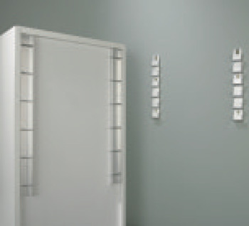 Wall Cabinet Bracket Ropox Aluminium finish