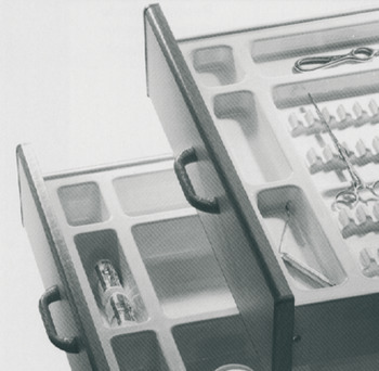 Drawer Insert Shallow Variant-D 2.5 mm material thickness With 16 compartments - view 2