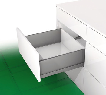 NPS Drawer Set w SC 40kg 186/400mm Silver - view 2