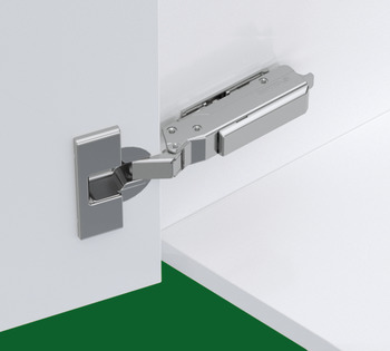Concealed Cup Hinge and Plate 120° Soft Close Grass Tiomos With 1 part plate pre-mounted Euro screws
