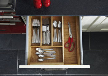 eXTray Oak Cutlery Ins 408/400-600mm - view 2