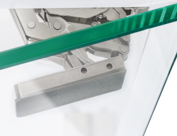 Concealed Hinge 125° for Glass/Mirror Doors Tiomos Mirro Glass thickness 3-8 mm Tipmatic - view 4