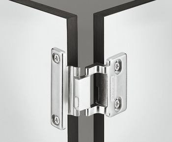 Specialist Hinge 240° Grade 304 Stainless Steel for Thin Doors With automatic closing spring Half overlay mounting screw fixing - view 2
