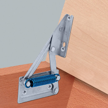 Bench Seat Hinge Steel Blue Zinc Glv - view 3