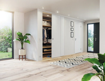 Fitting Set Add-On System for Sliding Interior Doors Hawa-Telescopic 80/2 Top hung system For 2 doors - view 2