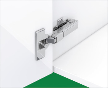 Concealed Cup Hinge 100° Refrigerator Door Click On Arm Tiomos With self-closing mechanism (spring) Without soft close screw fixing cup 45/9.5 - view 2