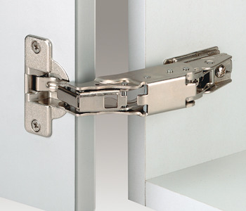 Concealed Cup Hinge 170° Nexis Sprung Half Overlay/Twin Mounting Grass Soft close compatible Screw fixing cup click on arm 48/9 - view 2