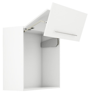 Bi-Fold Lift Up Fitting for 2-Piece Same Size Wooden/Aluminium-Frame Flaps Free Fold For two-piece flaps with division 1:1 made from wood or with aluminium frame For cabinet height 840-910 mm for flap weight 6.9-12.2 kg grey - view 4
