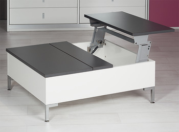 Tavoflex Swing Up Table Top Fit Aluminium Wht - view 2