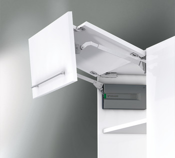 Parallel Lift Up Fitting Grass Kinvaro F-20 Folding For flap dim. (W x H): 600/800/1000 x 570 mm chipboard or MDF flap material