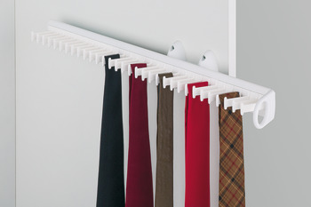 WithRobe PO Tie Rack 505mm 32 Ties White - view 2