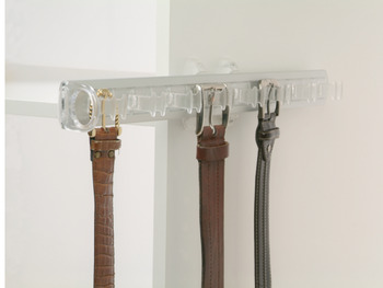 WithRobe PO Belt Rack 500mm 8 Belts Black - view 3