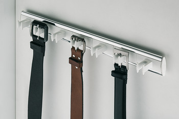 WithRobe Belt Rack 7 Belts 47x432x48mm Black - view 2