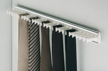 WithRobe Tie Rack 28 Ties 47x432x48mm Black - view 2