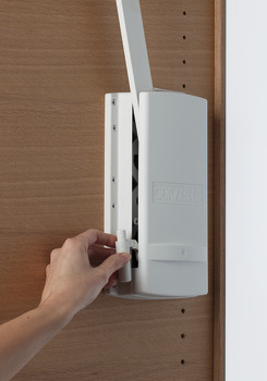 Soft Opening Mechanism for Pull Down Wardrobe Rail 2004 Servetto Plastic Brown finish - view 2