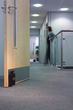 Fire Door Retainer Dorgard Acoustic Black