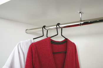 Anti Theft Wire Coat Hanger Steel Black Epoxy - view 2