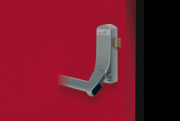 Panic Latch Single Exit Only for Doors Max. 1220 mm Wide Startec Suits either hand Silver epoxy powder coated