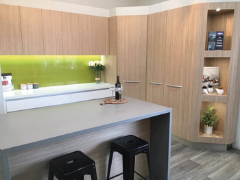Splashback Aluminium Dual Finish Metallic Alusplash Elegance Metallic black / Olive green - 800 x 600 x 4 mm - view 3