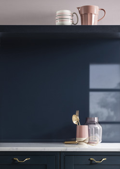 Splashback Aluminium Dual Finish Metallic Alusplash Elegance Metallic latte / Blueberry - 900 x 800 x 4 mm - view 4