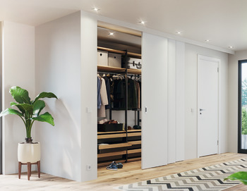 Fitting Set Add-On System for Sliding Interior Doors Hawa-Telescopic 80/3 Top hung system For 3 doors - view 3