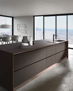 Plinth Panel 145x3000mm Anodised Copper - view 2