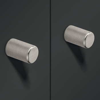 Graf Knob Aluminium Brushed Brass D17x28mm - view 2
