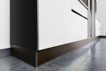 Plinth Panel 145x3000mm Anodised Brz - view 2