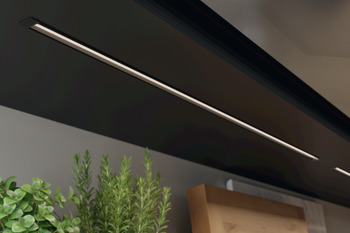 Aluminium Profile for Recess Mounting Loox5 LED Flexible Strip Lights 1106 Length 3000 mm depth 16.9 mm diffuser width 11 mm Black - view 2