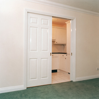 Complete Set for 1 Door for Sliding Interior Pocket Doors Pocket Hideaway Top hung system Max. door width 915 mm