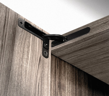 Concealed Hinge 105° Full Overlay Mounting Tiomos H For cabinet thickness min. 18 mm Tiomos Night - Anthracite - view 3
