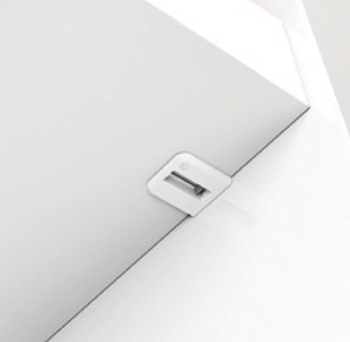 Concealed Shelf Support Plug in with Spring for Ø 5 mm Hole for Wooden Shelves Light grey - view 2