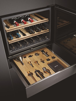 Smeg Cls CPS315X Sommelier Drawer Stainless Steel - view 3