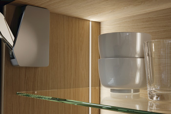 Loox5 1102 Profile Rectangle 5mm 3.0m Plastic OplWht - view 2