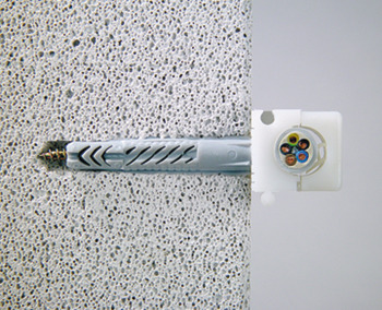 Universal Wall Plug Fischer UX Length 50 mm drill Ø 8 mm drill depth min. 60 mm dim. A(min) 9.5 mm - view 2