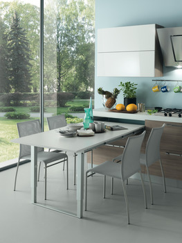 Pull-out table and folding fitting with folding table leg PARTY for standard cabinet width 600 mm - view 4