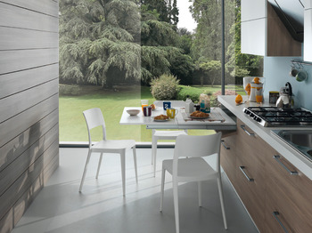 Pull-out table fitting self-supporting LUNCH For cabinet width 1200 mm - view 3