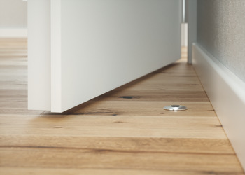 Door Stop Magnetic Concealed Brushed chrome plated - view 3