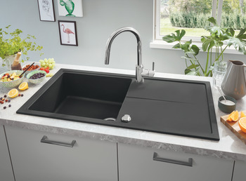 Sink Single Bowl GROHE K400 Stainless steel model 31 588 SD0 - view 3