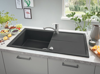 Sink Single Bowl GROHE K400 Stainless steel model 31 588 SD0 - view 4