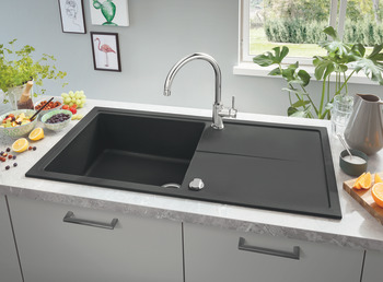 Sink Single Bowl GROHE K400 Stainless steel model 31 588 SD0 - view 5