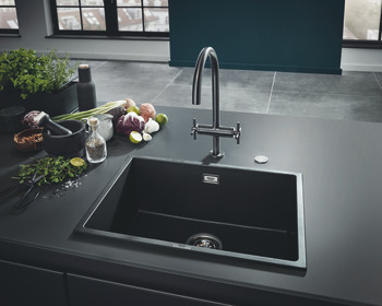 Sink Single Bowl GROHE K700 Stainless steel model 31 588 SD0 - view 4