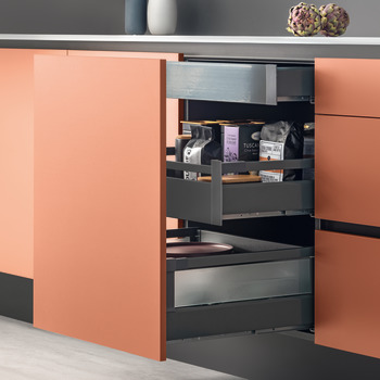 Cross Rail for Internal Drawers Häfele Matrix Box S Length 1100 mm Grey - view 2