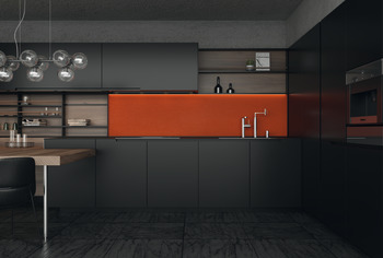 Splashback Elements Aluminium Matt Alusplash Matt Forest green/Autumn leaves - 800 x 600 mm - view 3