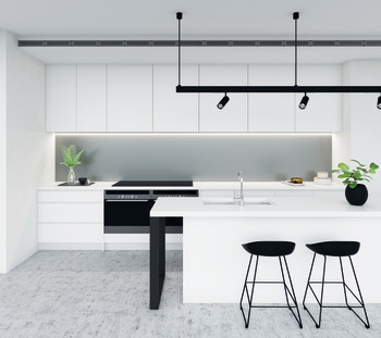 Splashback Elements Aluminium Matt Alusplash Matt Green mist/Smoked ember - 800 x 600 mm - view 3