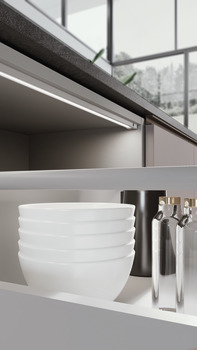 LED Strip Light 24 V Length 461-961 mm Rated IP20 Loox Compatible Baski Ideal for drawers or side lighting in cabinets Length 561 mm to suit cabinet length 600 mm - view 3