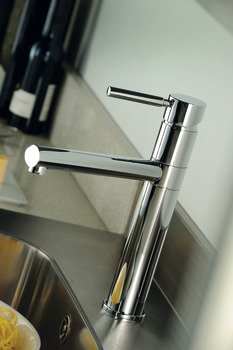 Mixer Tap Single Lever Mid Spout Abode Hydrus Polished chrome - AT1088 - view 2