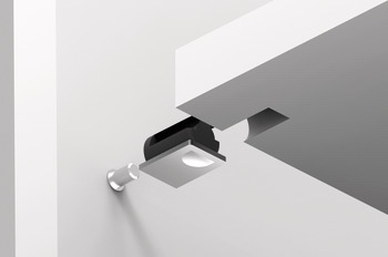 Con Shelf Support D5mm Plug Plastic Grey 7035 - view 2