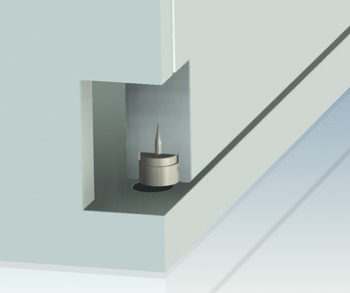 Magnetic Catch for Screw Fixing Elite Pull 4 kg nickel - view 2